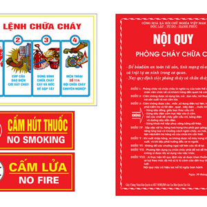 Bộ nội quy, tiêu lệnh phòng cháy chữa cháy tại Thái Bình, Nam Định